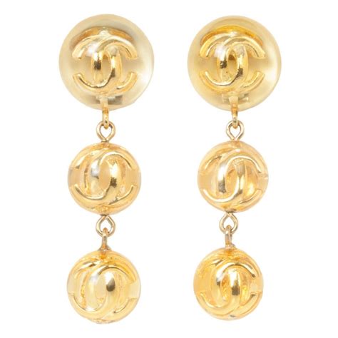 chanel acrylic earrings|chanel earrings retail price.